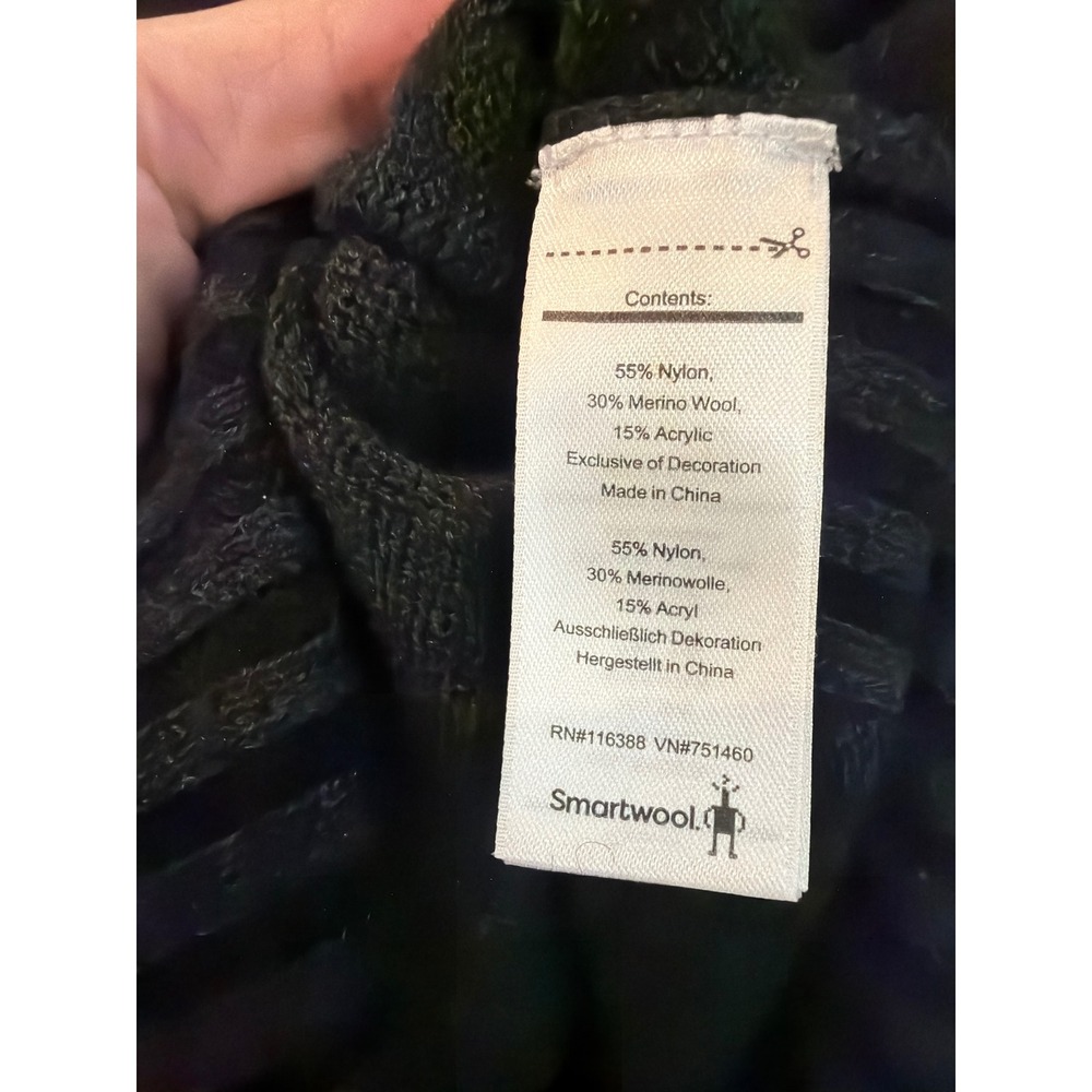Smartwool Ripple Merino Wool Blend Ribbed Pullover Sweater Charcoal Gray S - Picture 5 of 5